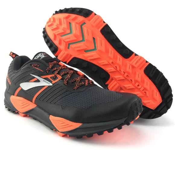 brooks beast 10 mens orange